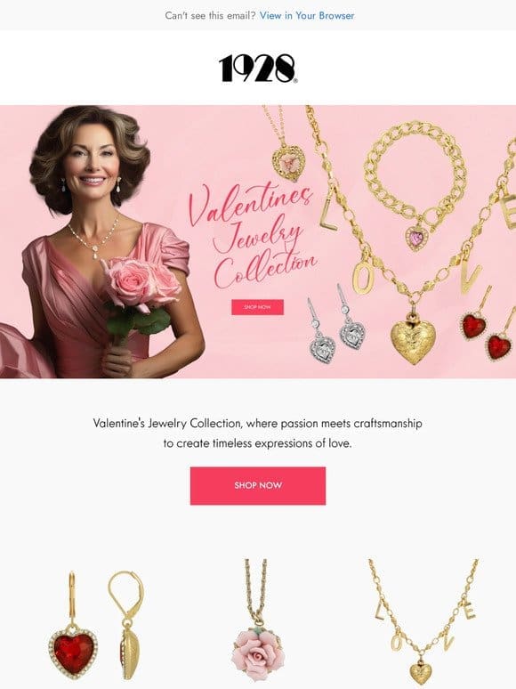 Valentines Jewelry Collection