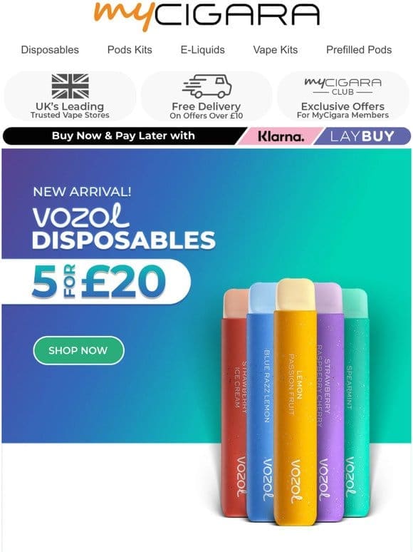 Vozol Bars Unlike any other
