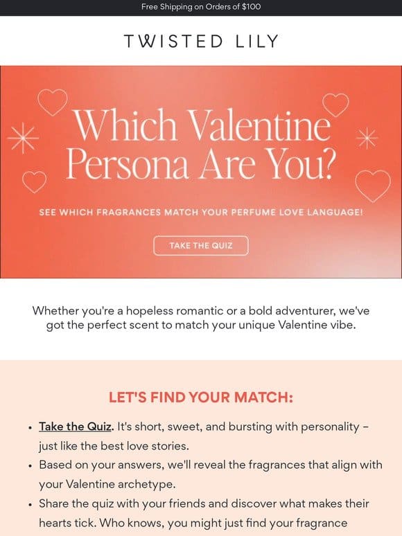 WHAT’S YOUR VALENTINE PERSONA?