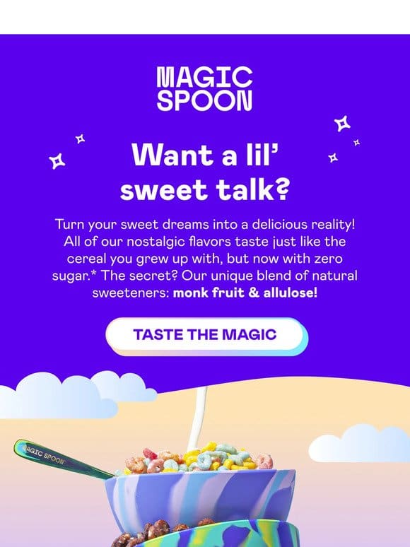 Wait， Magic Spoon has 0g added sugars?