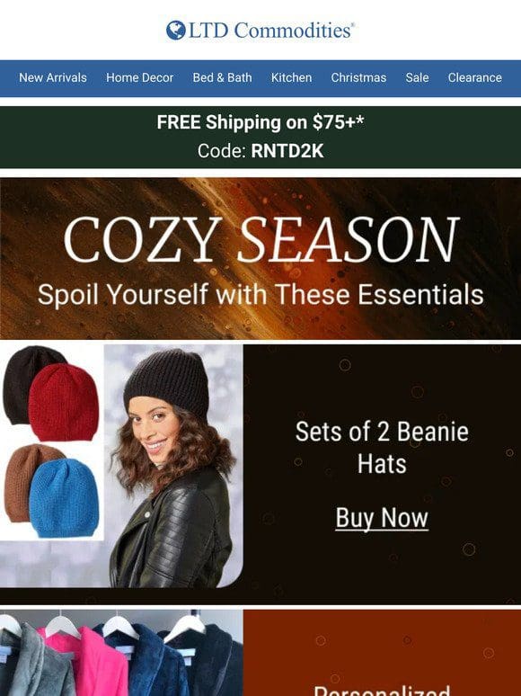Warm and Cozy Apparel for the Winter Season⛄���