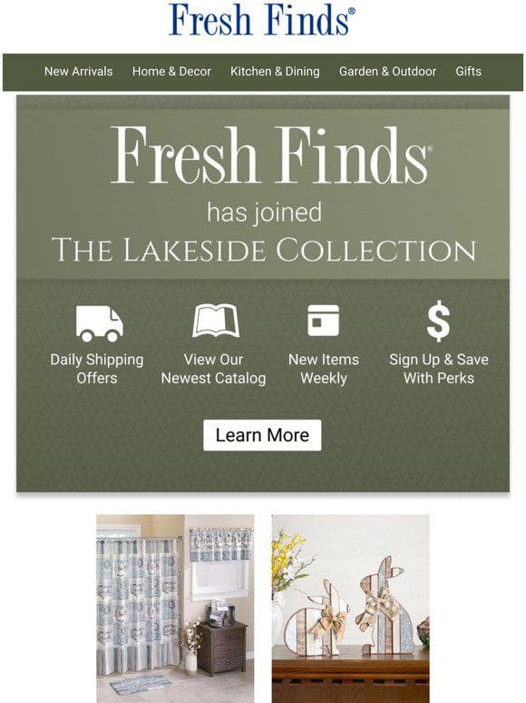 We Are Happy To Introduce The Lakeside Collection