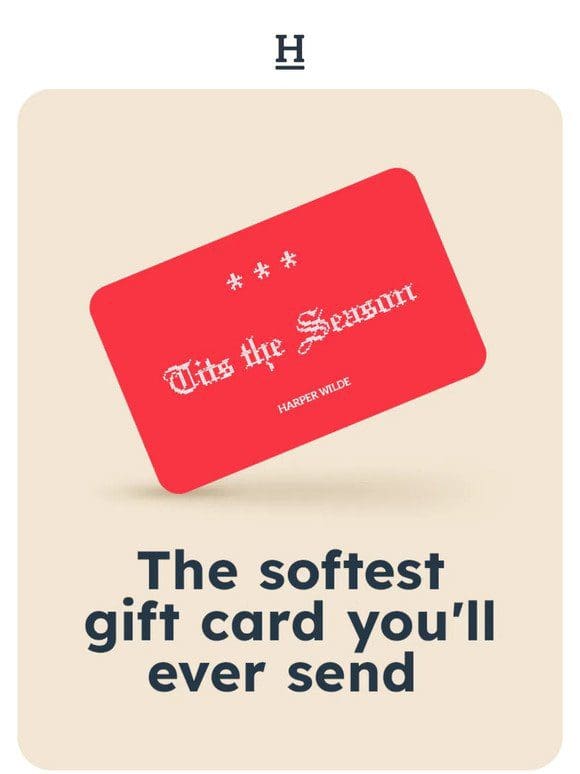 We have gift cards， too