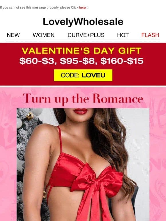 We ❤️ Sexy Lingerie | V-day Lingerie From $2!