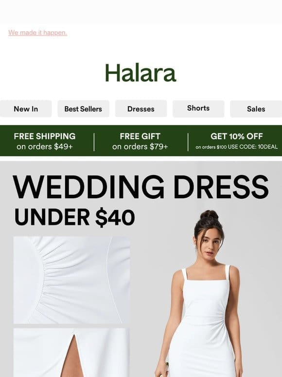 Wedding Dress Under $40?!