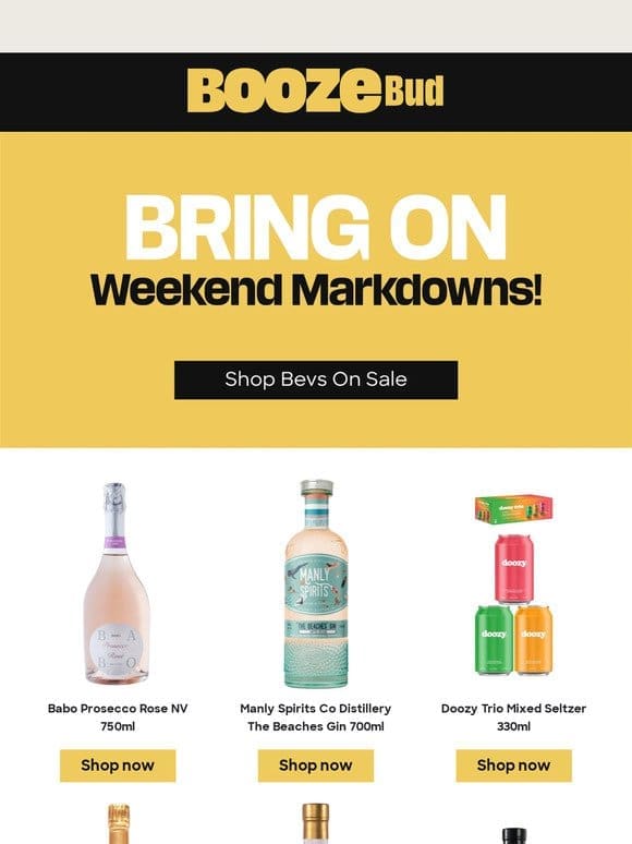 Weekend Markdowns: Save big on liquors this weekend!