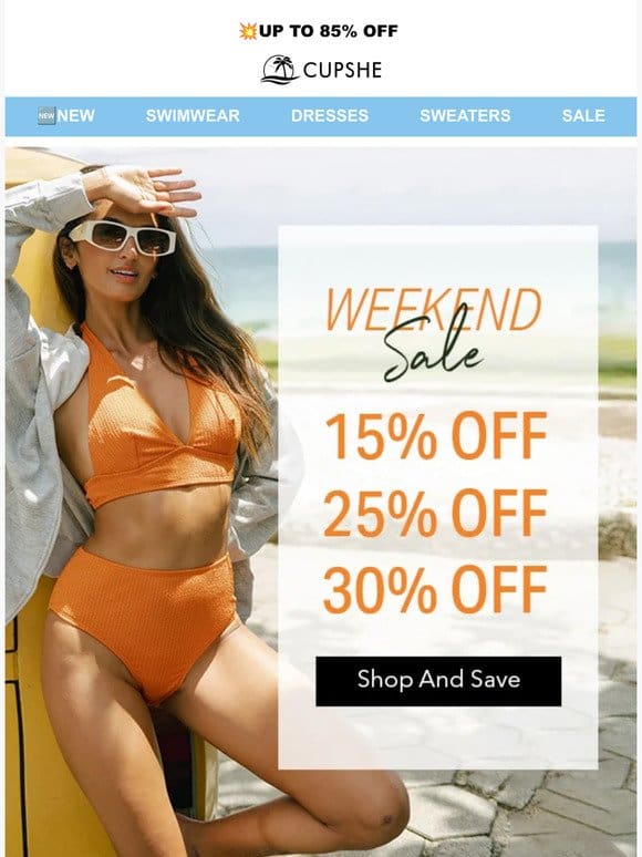 Weekend Sale 30% OFF