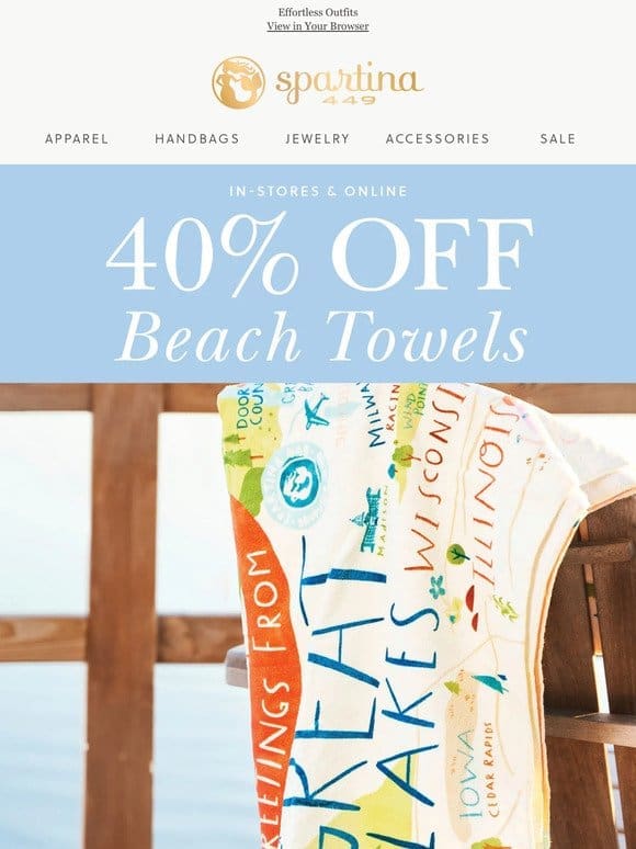 Weekend Sale! 40% Off Beach Towels