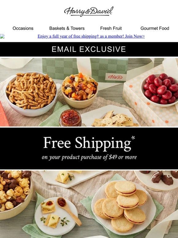 Weekends are better with FREE shipping.