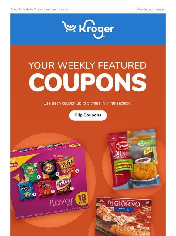 Weekly Digital Coupons You’ll Love❤️ | New Year， Fresh Choices