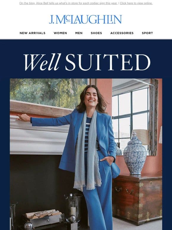 Well Suited In Shades Of Blue