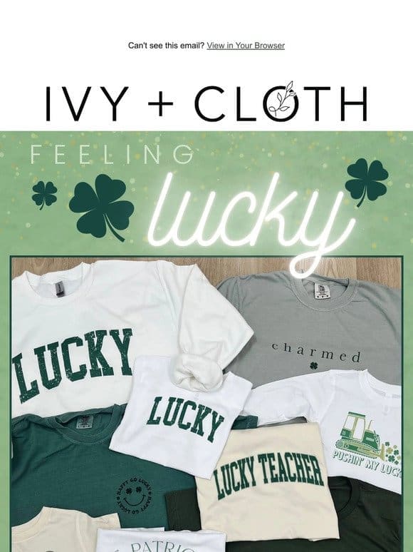 We’re feeling LUCKY today…