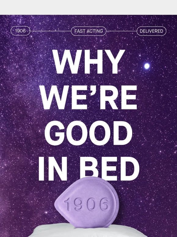 We’re good in bed