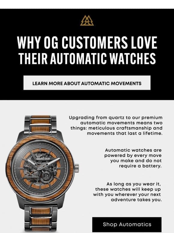 Why customers love their automatic watches