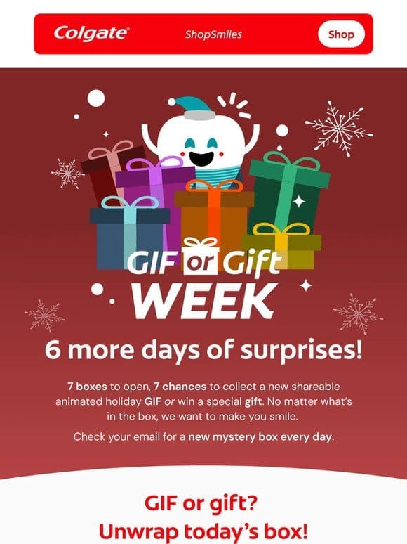 Will it be a GIF or Gift today?