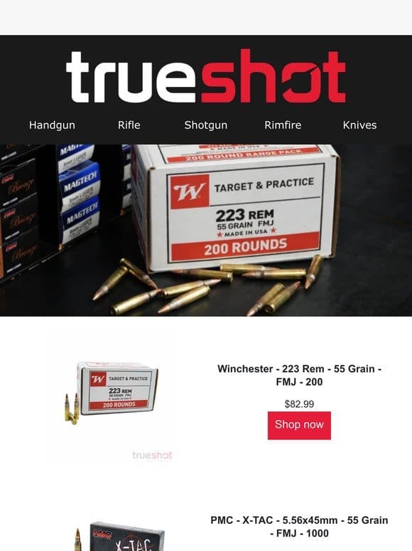 Winchester Ammo is Back in Stock!
