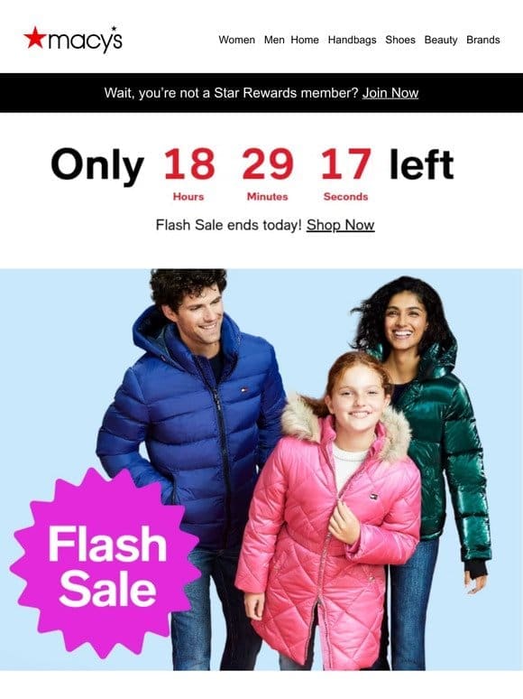 Winter Essentials Flash Sale: 50-70% off ends tonight