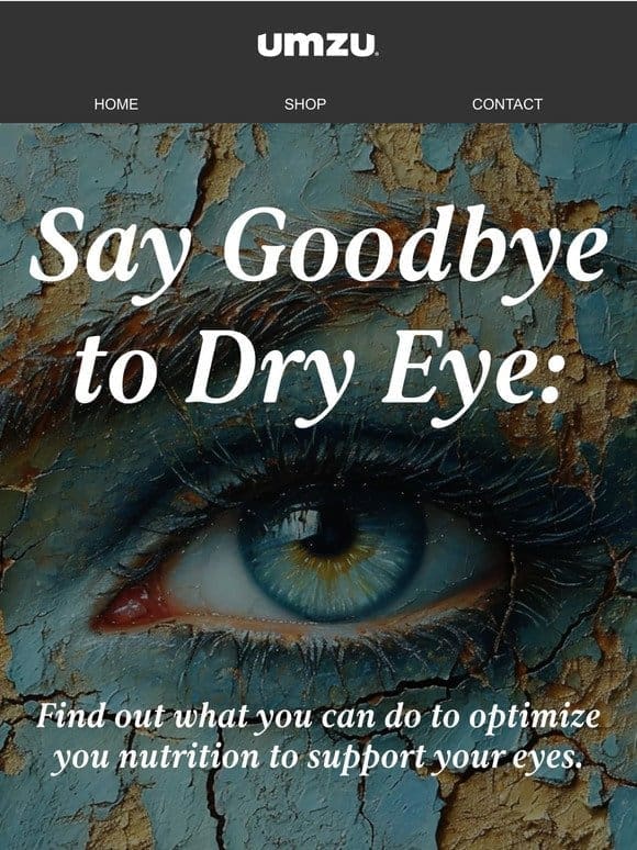 Winter Eye Care Alert   Prevent Dry Eye with These Nutritional Tips!