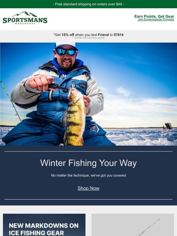 Winter Fishing Your Way