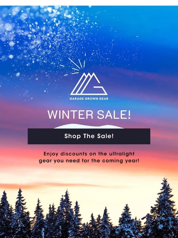 Winter sale is ON