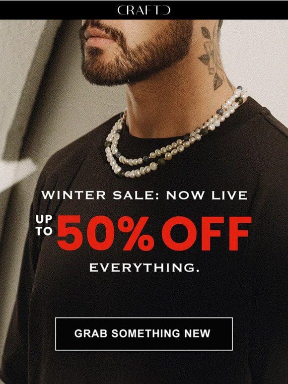 Winter Sale: 50% OFF