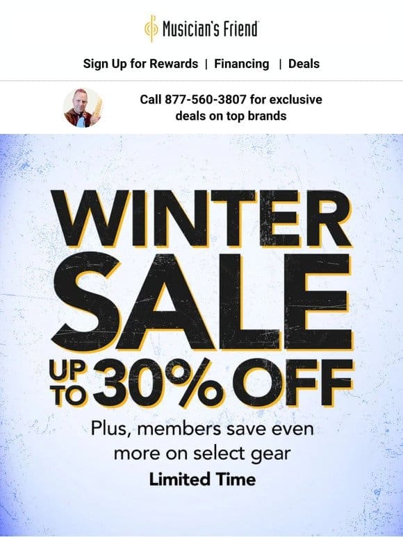 Winter Sale starts now: Up to 30% off