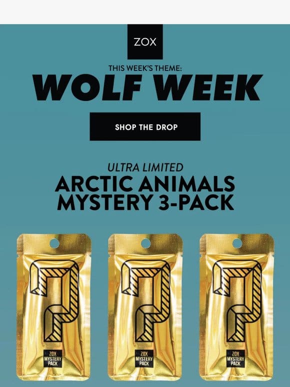 Wolf Week Featuring a 1 of 100 Wristband Starts Now!