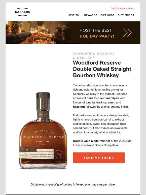 Woodford Reserve Double Oaked: A perfect holiday treat