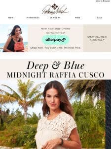 Woven Elegance | New Midnight Raffia Cusco