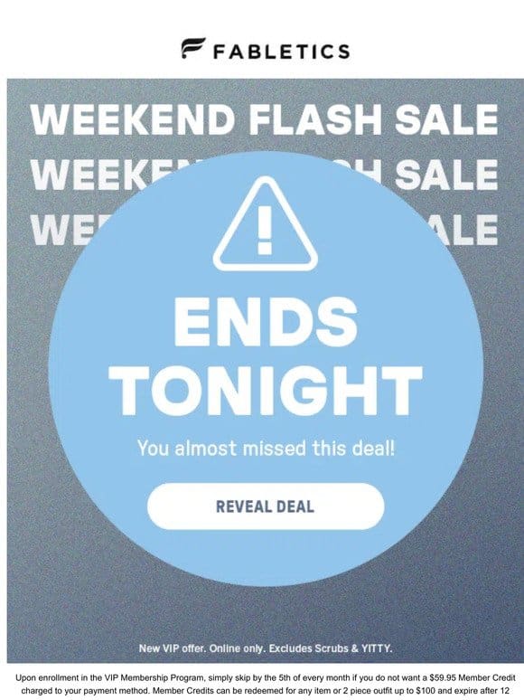 YOU ALMOST MISSED IT! [Flash Sale]