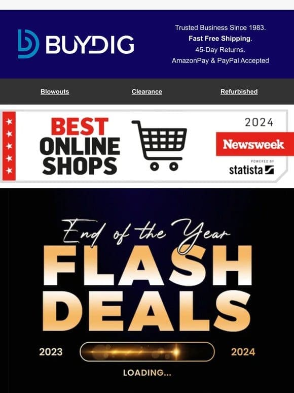 Year-End Weekend Flash Deals Now Live!