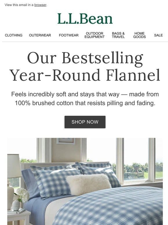 Year-Round Cotton Flannel Sheets