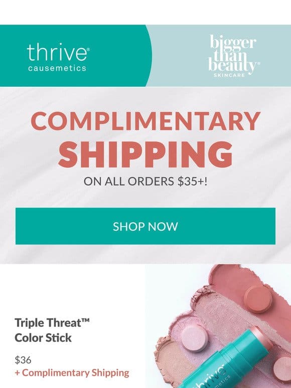 You Have Complimentary Shipping