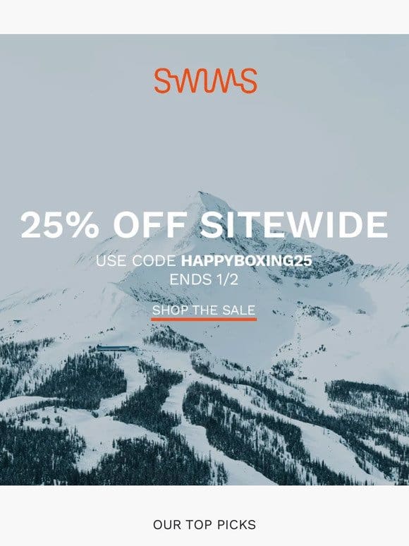Your 25% off is ending soon