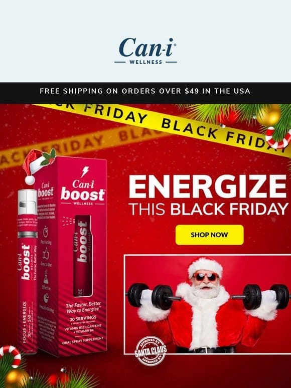 Your Black Friday Energy Boost!