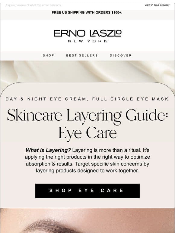 Your Guide to Layering Eye Care