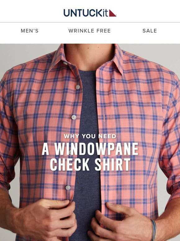 Your New Favorite Wrinkle-Free Check Shirt