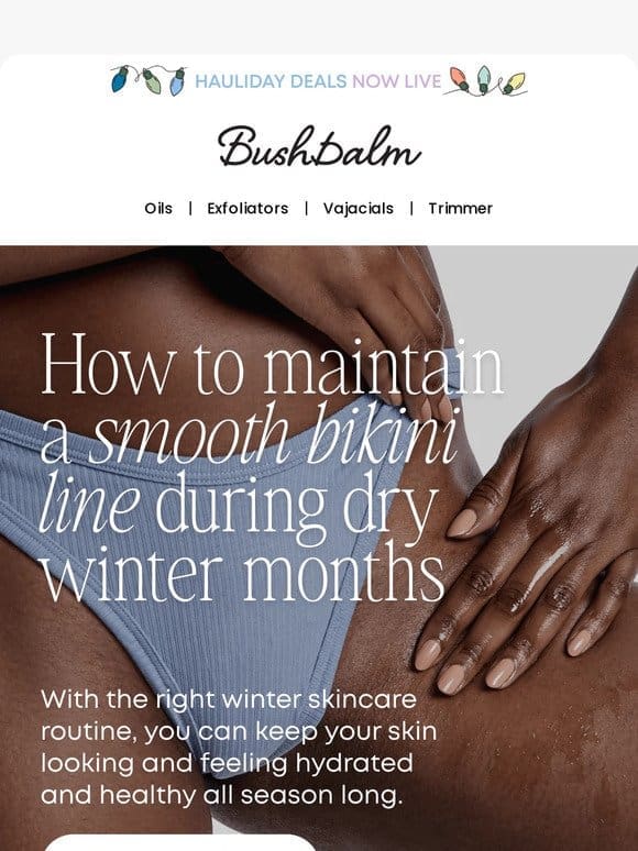 Your New Winter Bikini Line Routine ❄️