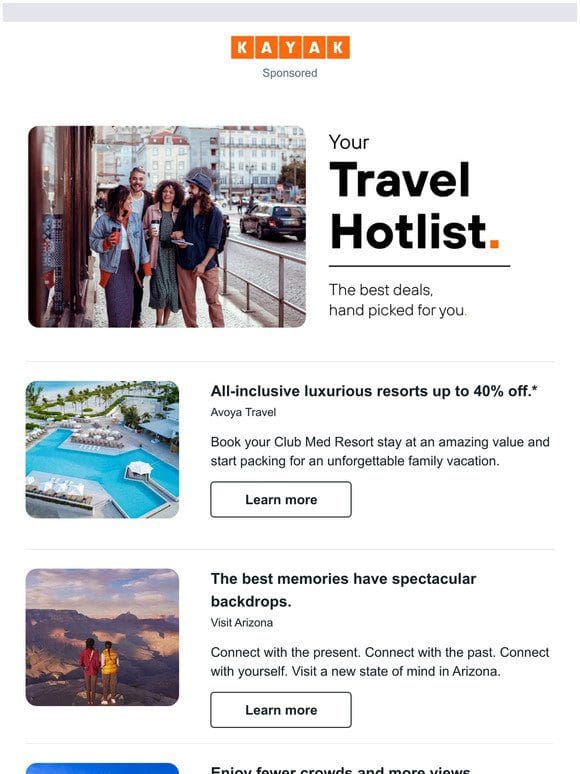 Your Travel Hotlist is here  .