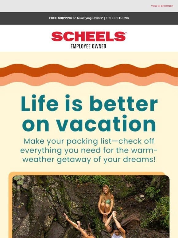 Your Vacation Checklist:  ✔️☀️✔️ ✔️