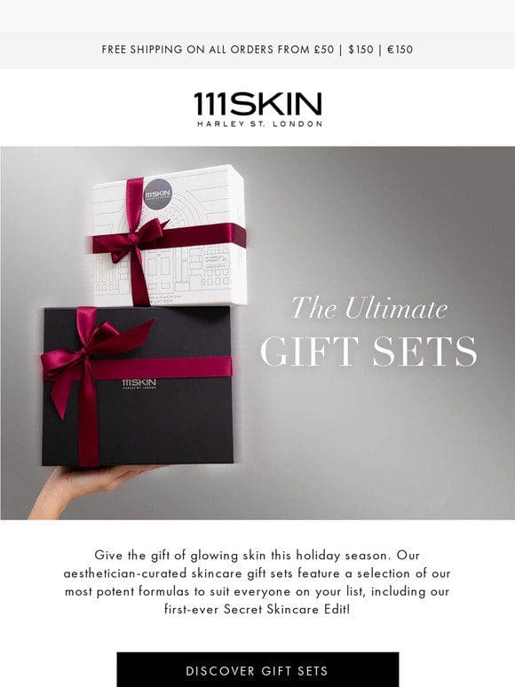 Your guide to our gifting skincare sets