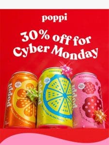 cyber monday: get more than 30% off