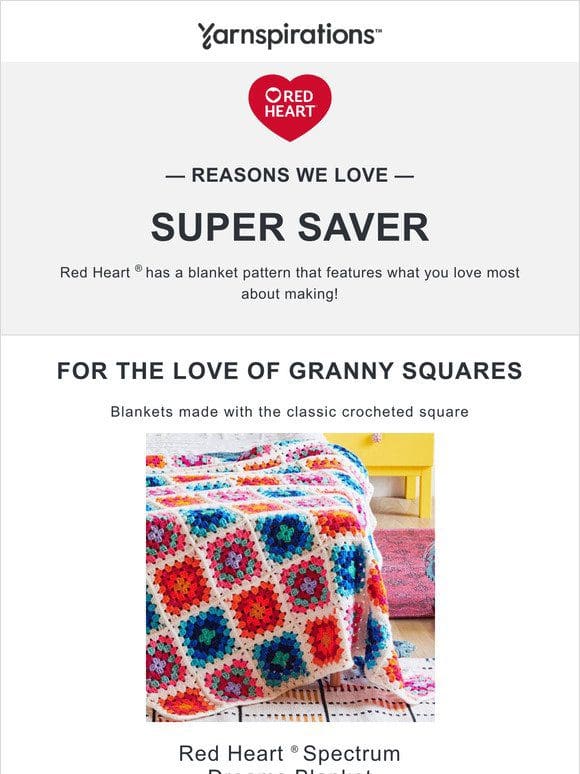 discover the magic of Red Heart Super Saver