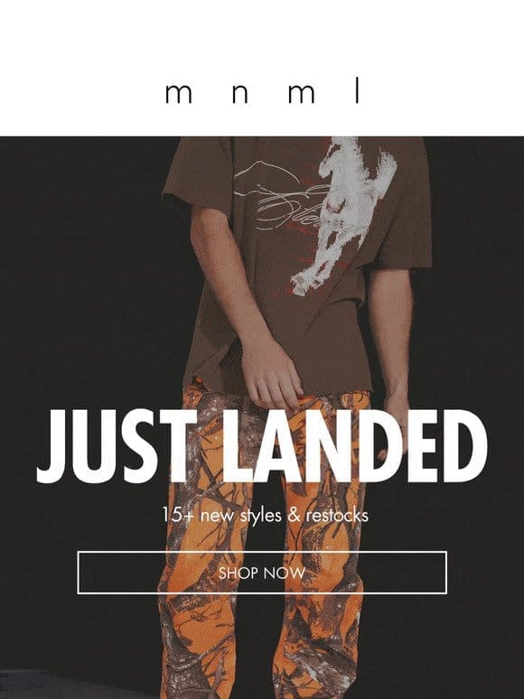 new Cargos， Sweaters， & more now live