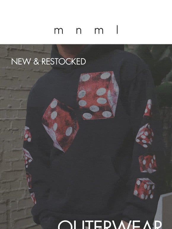 new & restocked: Hoodies， Jackets， & more