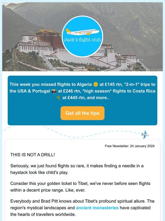 *rare* Tibet in £470s-£490s return in February-May (China Eastern， Air China)