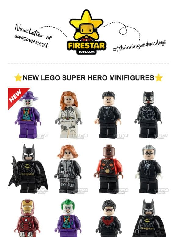 ‍♂️Unleash Heroic Adventures: New LEGO Super Hero Minifigures Just In!