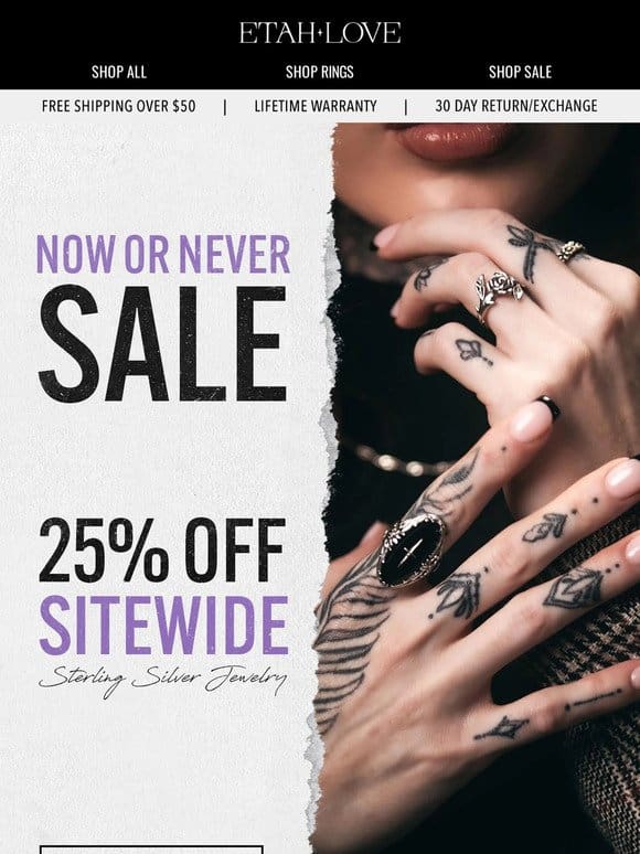 ⌛️ The Now Or Never Sale ⏳