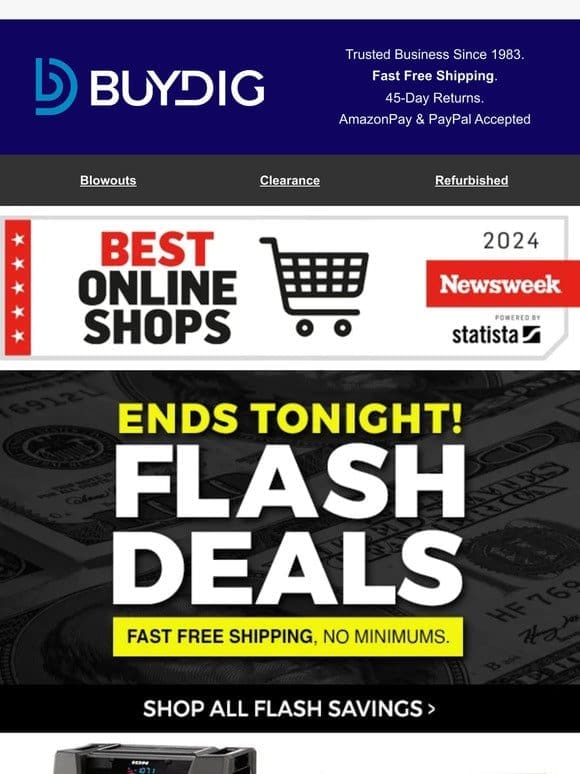 ⏰Flash Deals End Midnight on Top Tech and Kitchen Appliances