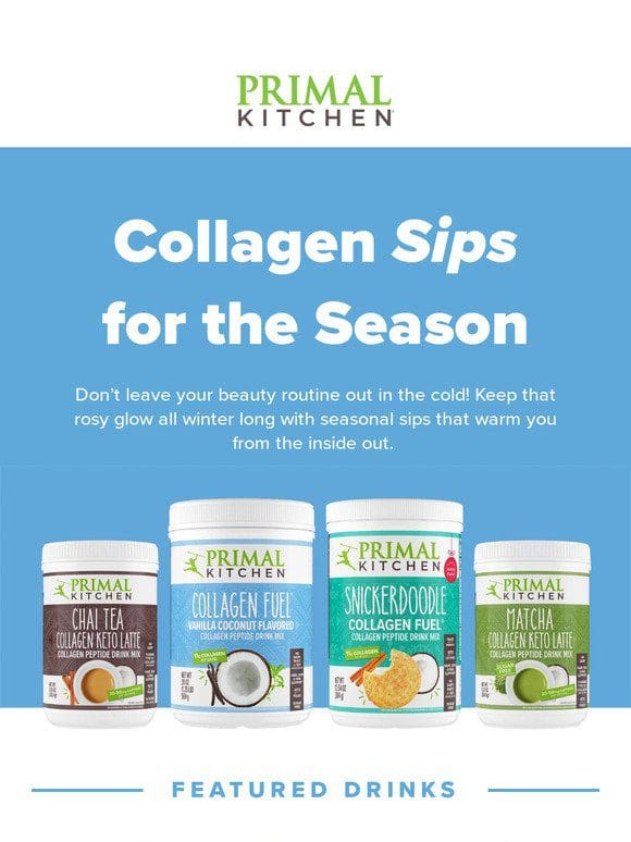 ☕ Hot collagen drinks to warm your winter